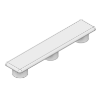 MODULAR SOLUTIONS POLYAMIDE PART END CAP 90MM X 18.5MM LIGHT GRAY